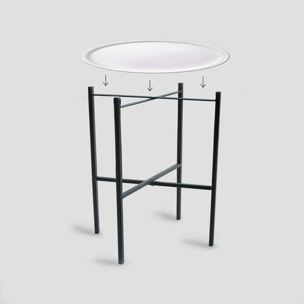 Stand for our medium Ø45 cm Tray table