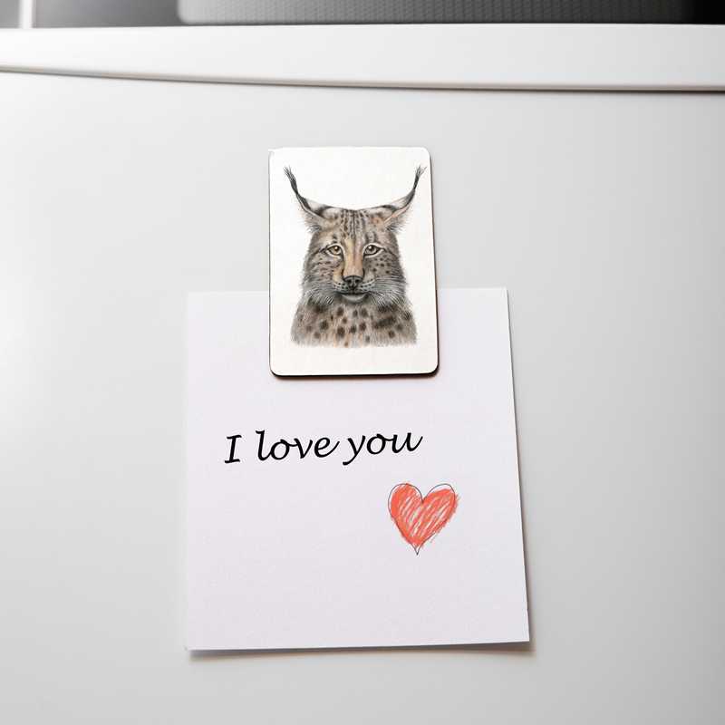 Lykke the Lynx- Fridge magnet