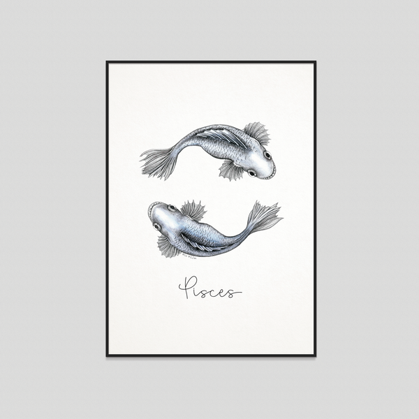 Pisces - Fine art print
