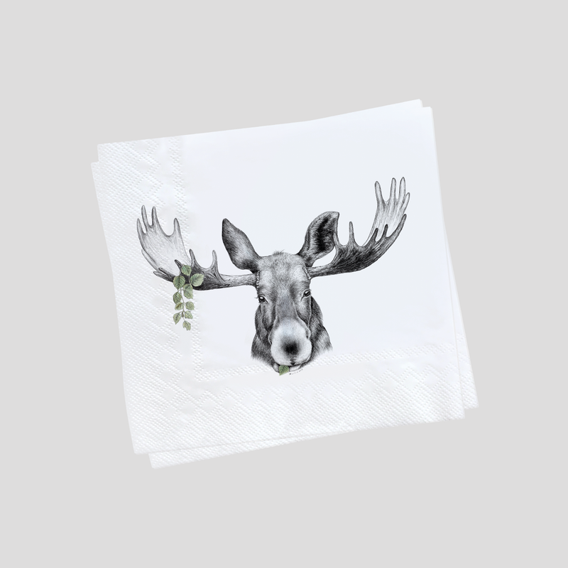 Forest Prince the Moose - Napkins