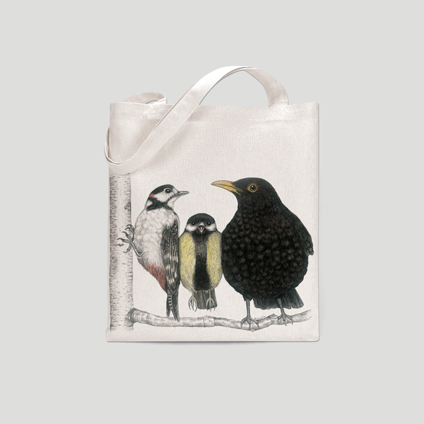 Morning conversation Birds - Tote bag